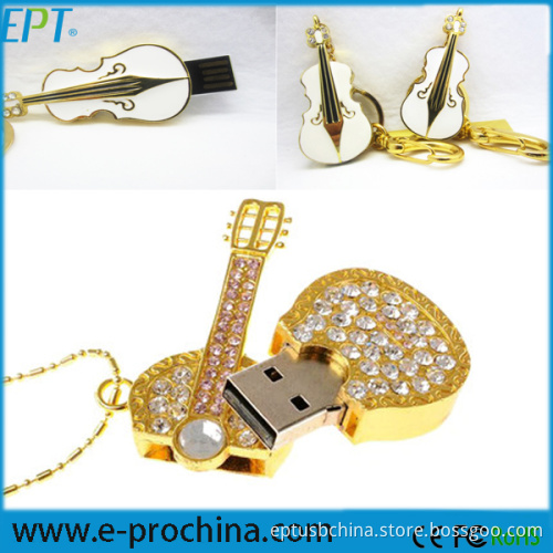 Customized Crystal USB Memory Stick Jewelry USB Flash Drive (ES160)
